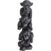 Dekoracja poliresinowa Trzy mądre małpy, 31 cm