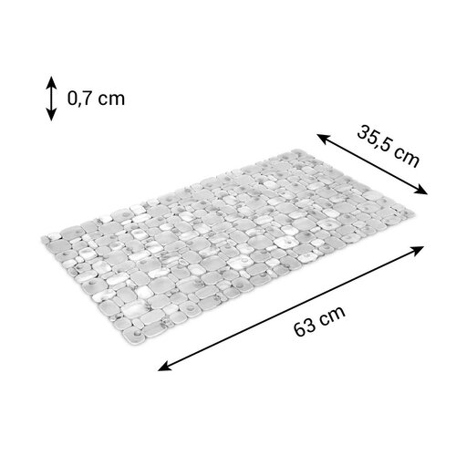Tescoma Anti-Rutsch Badematte LAGOON 63 x 36 cm