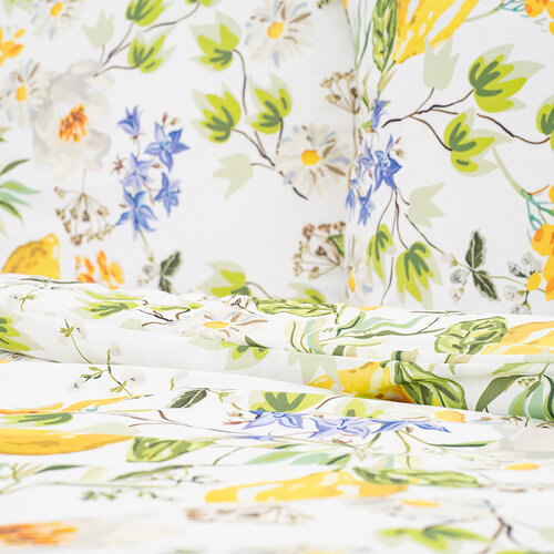 4Home Pościel bawełniana Lemon Delight, 140 x 220 cm, 70 x 90 cm