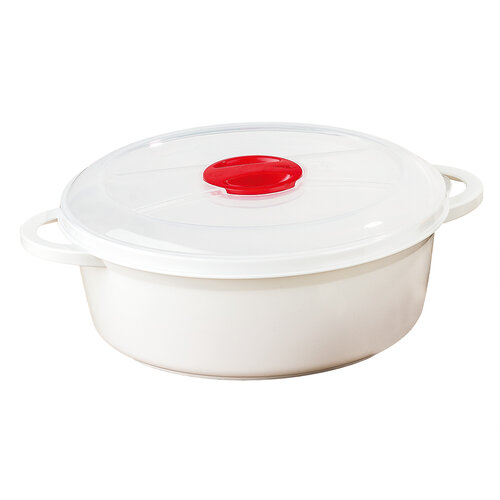 Garnek plastikowy do kuchenki mikrofalowej, 1 l