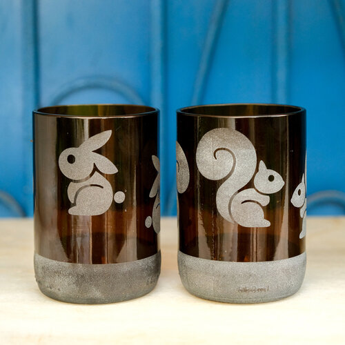 Set 6 pahare Animal Collection, 350 ml