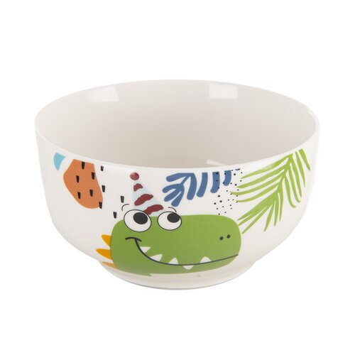 Orion Porcelánový hrnček s miskou Dino, 0,35 l