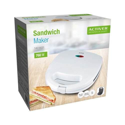 Sandwich maker Banquet ASM091, alb