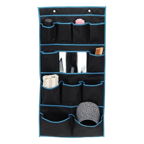 Organizator suspendat cu compartimente Redcliffs 45 x 90 cm, negru