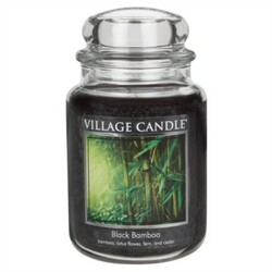 Obrázok Village Candle Vonná svíčka ve skle, Bambus - Black Bamboo, 645 g, 645 g