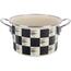 Orion Emaillierter Topf Schachbrett Rand, 2 l, Durchmesser 18 cm