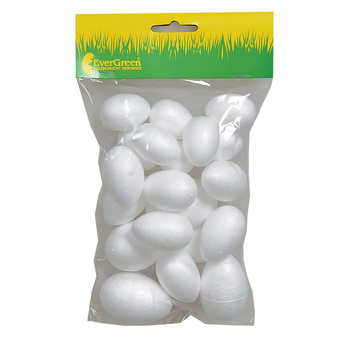 Sada polystyrénových vajíček 4 až 6 cm, 20 ks