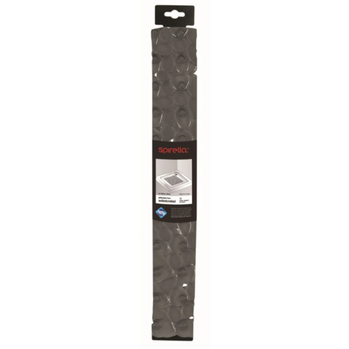 Spirella Suport antiderapant pentru duș RIVERSTONE, gri închis, 54 x 54 cm