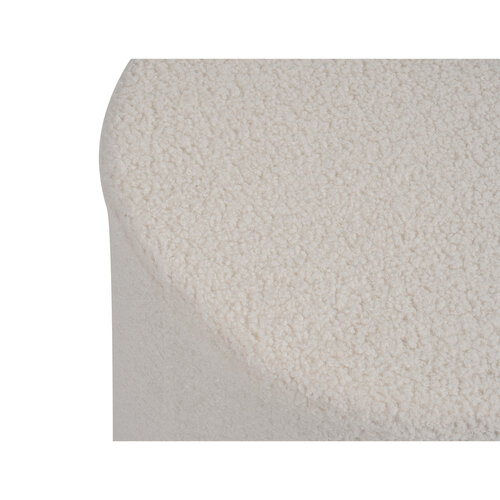 Taburet SOFT Capsule, bílá