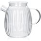 4Home Glaskrug mit Deckel Stripe Hot&Cool, 1 l