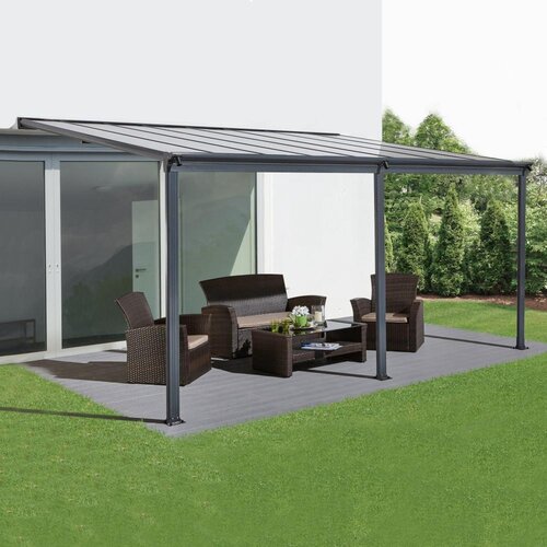 Pergolă din aluminiu Avenberg Avesta BW8, 5 x 3 m