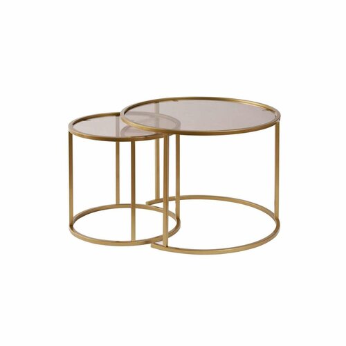 Aurum Gold and Bronze dohányzóasztal szett 60 cm, 2 db