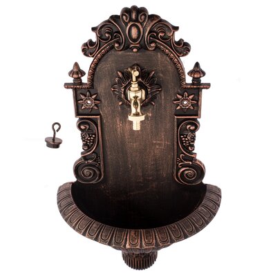 Spiritual alumínium mosdó, 38 x 61 x 19 cm