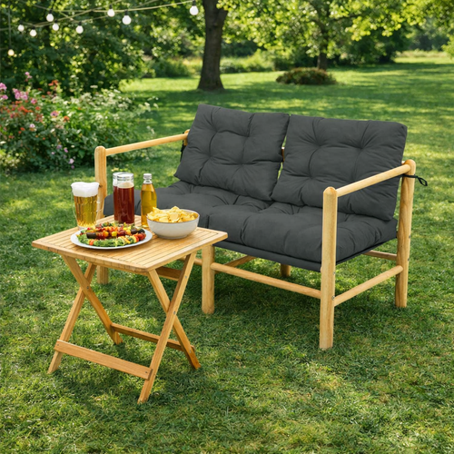 Gartenbank Double, anthrazit