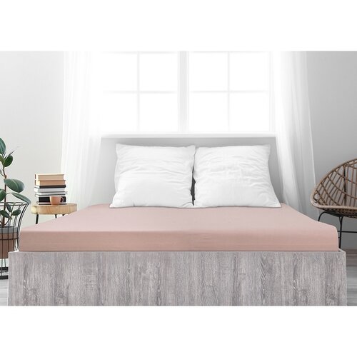 4Home Jersey-Bettlaken Ideal altrosa, 200 x 200 cm