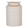 Vază metalică Pail gri-maro, 13 x 18 x 26 cm