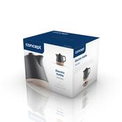 Concept RK0062 keramická rychlovarná konvice 1 l, tm. šedá