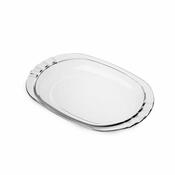 Farfurie sticlă Bormioli Rocco Basic, cu capac,  27 cm