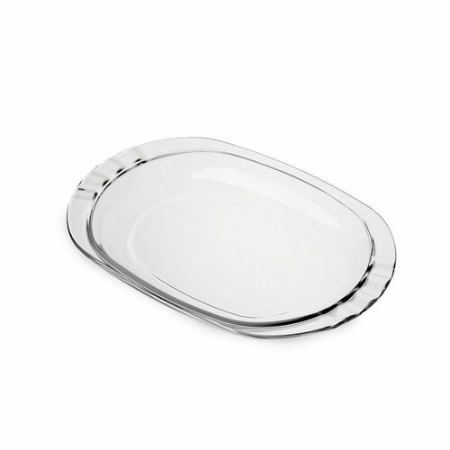 Bormioli Rocco Sklenený tanier s vekom Basic, 27 cm
