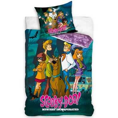 Detské obliečky Scooby Doo Mystery, 140 x 200 cm, 70 x 80 cm
