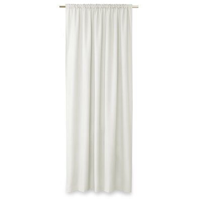 AmeliaHome Oxford Pleat függöny, fehér, 140 x 250 cm