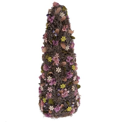 Dekorační strom s umělými květinami Leerdam, 18 x 41 cm