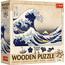 Drevené puzzle Trefl 200 - Veľká vlna pri pobrežíKanagawy - Hokusai Katsushika