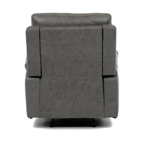 Polohovacie kreslo 4092 GREY3, vintage, sivá