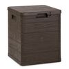 Shopping basket Woody rjava, 90 l