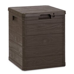 Aufbewahrungsbox für Polster Woody Braun, 90 l | 4Home
