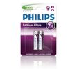 Philips Lithium Ultra AA baterie 2 ks