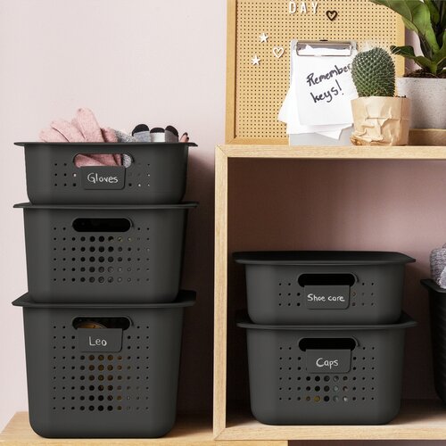 Capac pentru coș de depozitare SmartStore Modern,gri, 38 x 28 x 1 cm