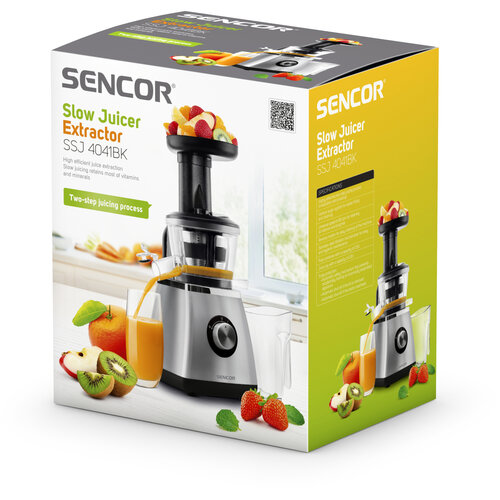 Sencor SSJ 4041BK csavaros gyümölcscentrifuga,ezüst