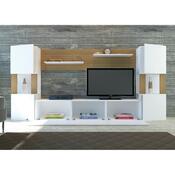Mobilier TV Lore White and Teak
