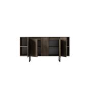 Luxe Walnut and Black szekrény