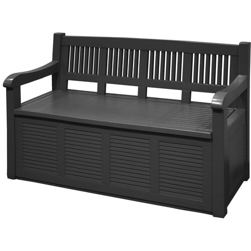 Salzburg kerti pad tárolóhellyel, 130 x 60 x 85 cm, 280 l