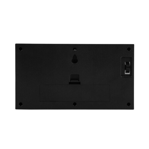 Karlsson 5976BK Designowe zegary ścienne/stołowe zfunkcją przewracania, czarne, 21 cm