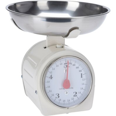 EH Mechanische Küchenwaage 5 kg, Weiß