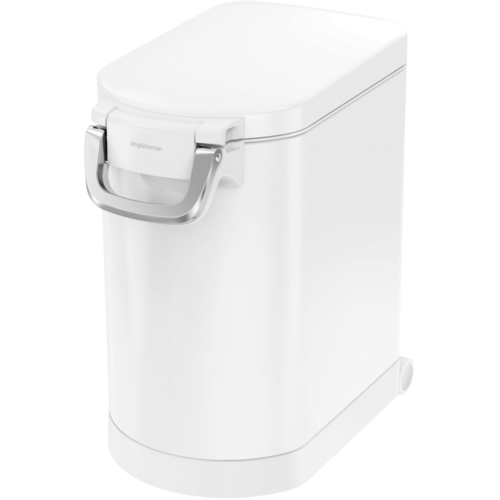 Simplehuman Kontejner na suché krmivo s pojistkou 25 l, bílá