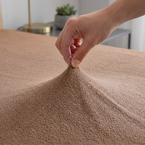 4Home Frottee-Bettlaken IDEAL, zimtfarben, 70 x 140 cm