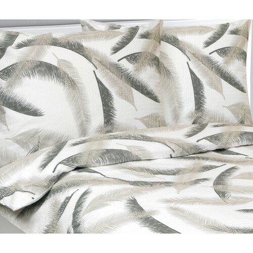 Bellatex Krepp-Bettwäsche Feder, 140 x 220 cm, 70 x 90 cm