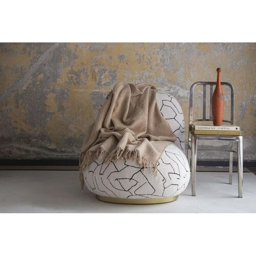 Brighton Waffle TV takaró bézs, 130 x 170 cm