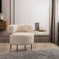 Polstersessel River Round White