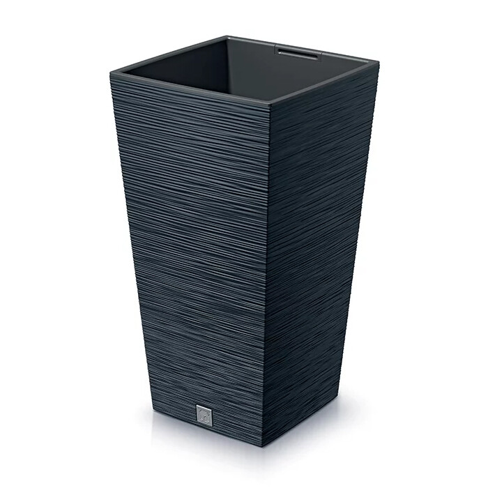Doniczka FURU SQUARE 24 cm, antracyt, antracytowy