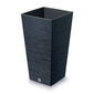 Ghiveci de flori FURU SQUARE 24 cm, antracit