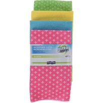 Ultra Clean 4-teiliges Mikrofasertuch-Set,  40 x 48 cm