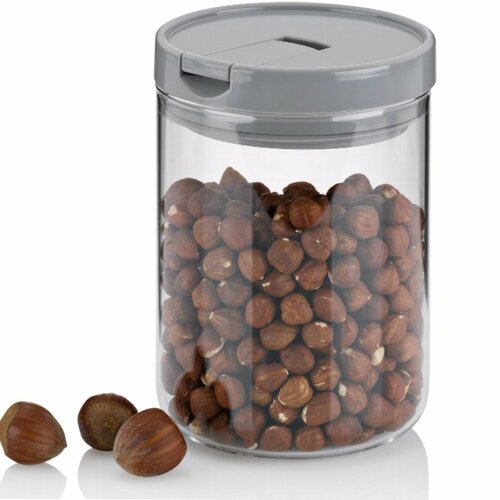 Kela posoda ARIK steklo 900 ml, siva