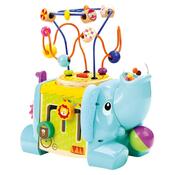 Cub dexteritate Bino Elefant, albastru