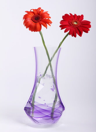 Skládací váza velká, fialová