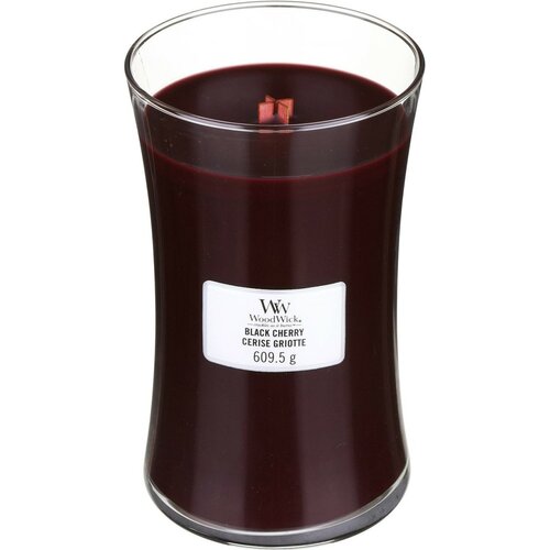 Woodwick Vonná svíčka váza velká Black Cherry, 609 g